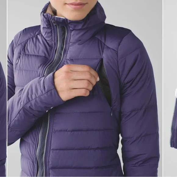 Lululemon Fluffed Up JacketNightfallSize 6